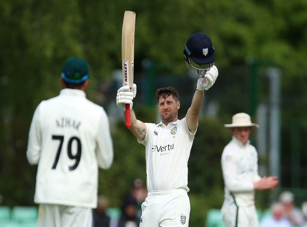 Durham’s Sean Dickson made a century in both innings against Worcestershire at New Road (Nigel French/PA)
