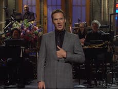 Benedict Cumberbatch makes Will Smith joke during SNL 
