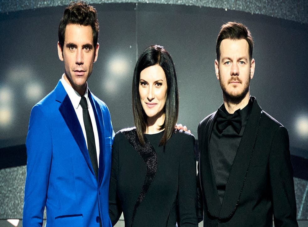 <p>Eurovision hosts Mika, Laura Pausini and Alessandro Cattelan (Giulio Rustichelli/Eurovision)</p>