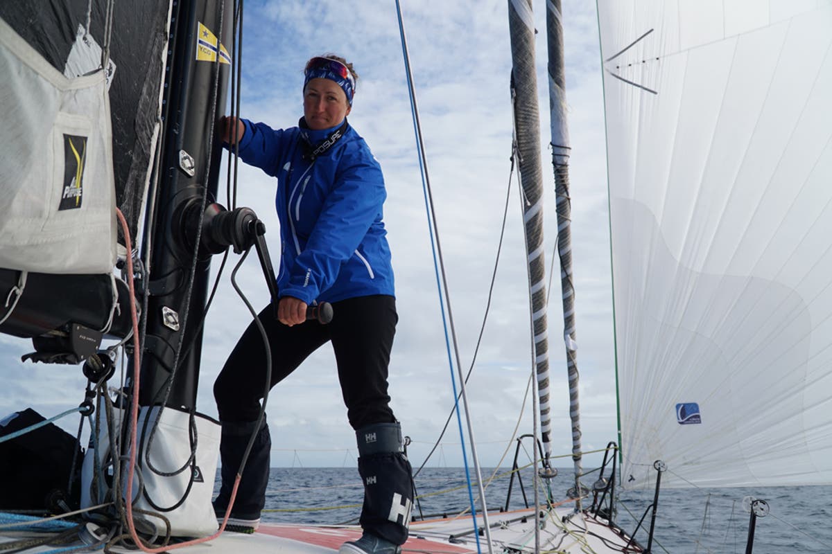 Paralympian trains to be first disabled woman to sail solo 28,000 miles around globe