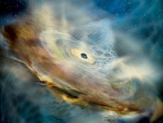 Nasa finds a ‘flipped’ black hole – and it is behaving strangely