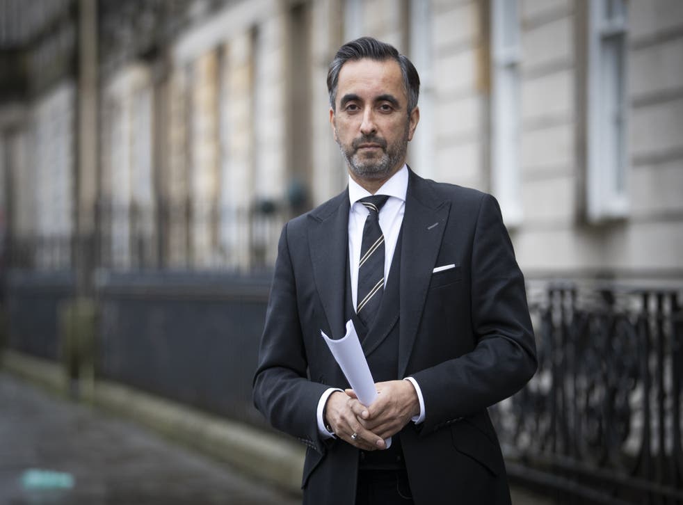 Aamer Anwar, lawyer for Sheku Bayoh’s family, has released a statement on their behalf ahead of the public inquiry (Jane Barlow/PA)
