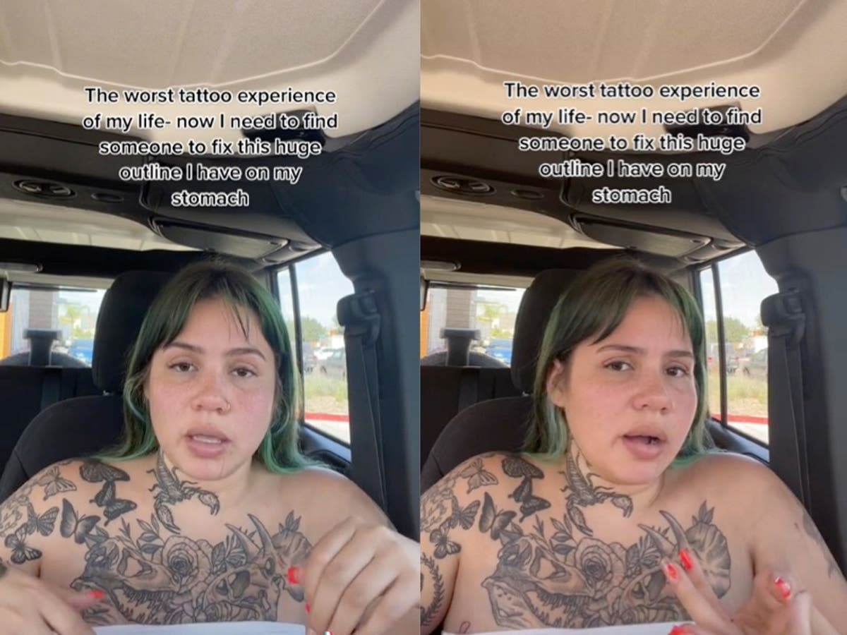 Woman reveals she walked out while getting tattoo after she was body-shamed by artist