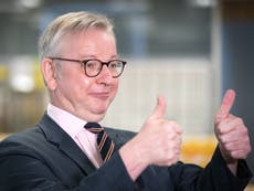 Michael Gove’s impression of Harry Enfield is Defcon 1 levels of cringe