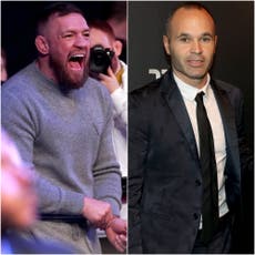 McGregor sends warning and Iniesta gets caked – Wednesday’s sporting social