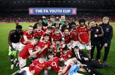 Manchester United clinch FA Youth Cup in front of record crowd at Old Trafford 