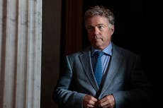 Republican senator Rand Paul blocks $40bn aid package to Ukraine despite GOP move to pass it