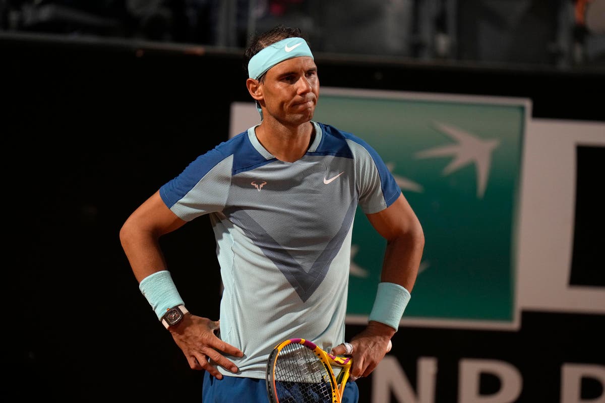 Injury worries mount for Rafael Nadal as foot problem ends Italian Open hopes