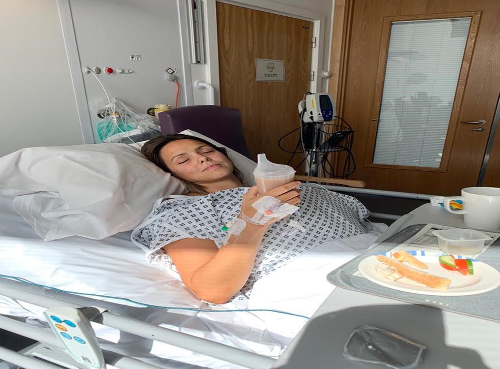 Ruth after her double mastectomy in September 2020 (Collect/PA Real Life)