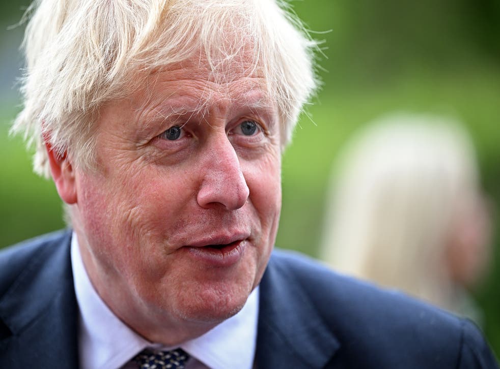 <p>Boris Johnson’s position appears safe despite his party’s heavy losses at the local elections </p>