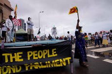 Protesters demand arrest of former Sri Lankan PM over attack