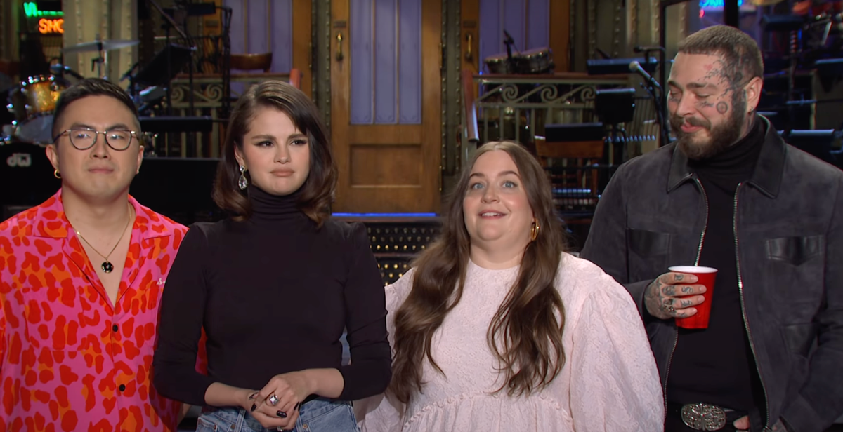 Selena Gomez and Post Malone called ‘divas’ in funny Saturday Night Live clip