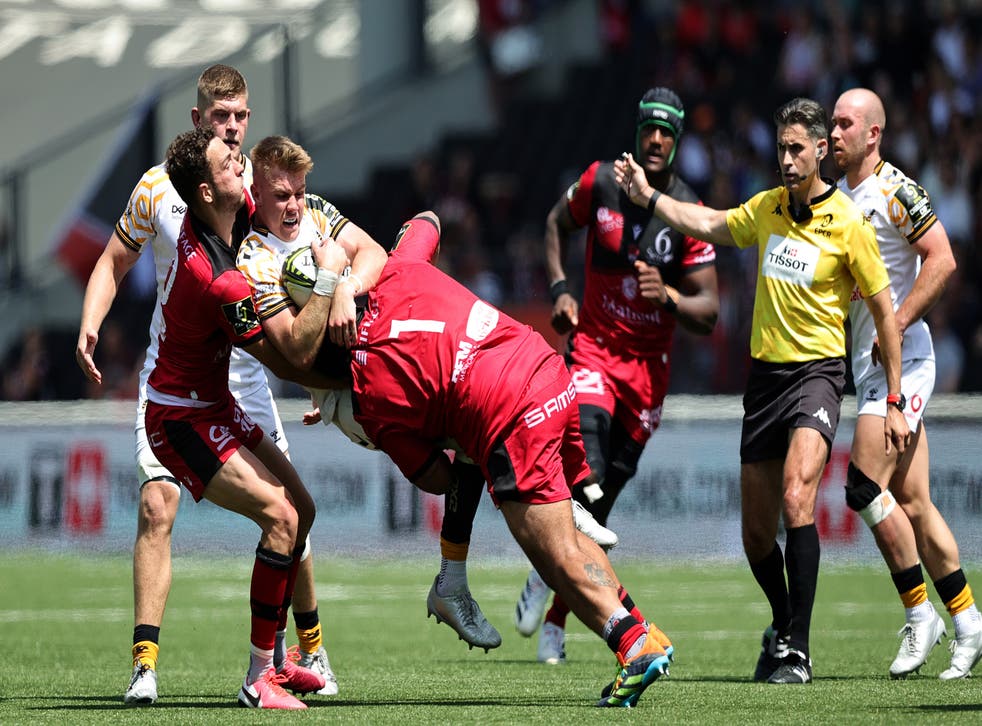 <p>Lyon’s physicality helped them defeat Wasps in the EPCR Challenge Cup semi-finals </bl>