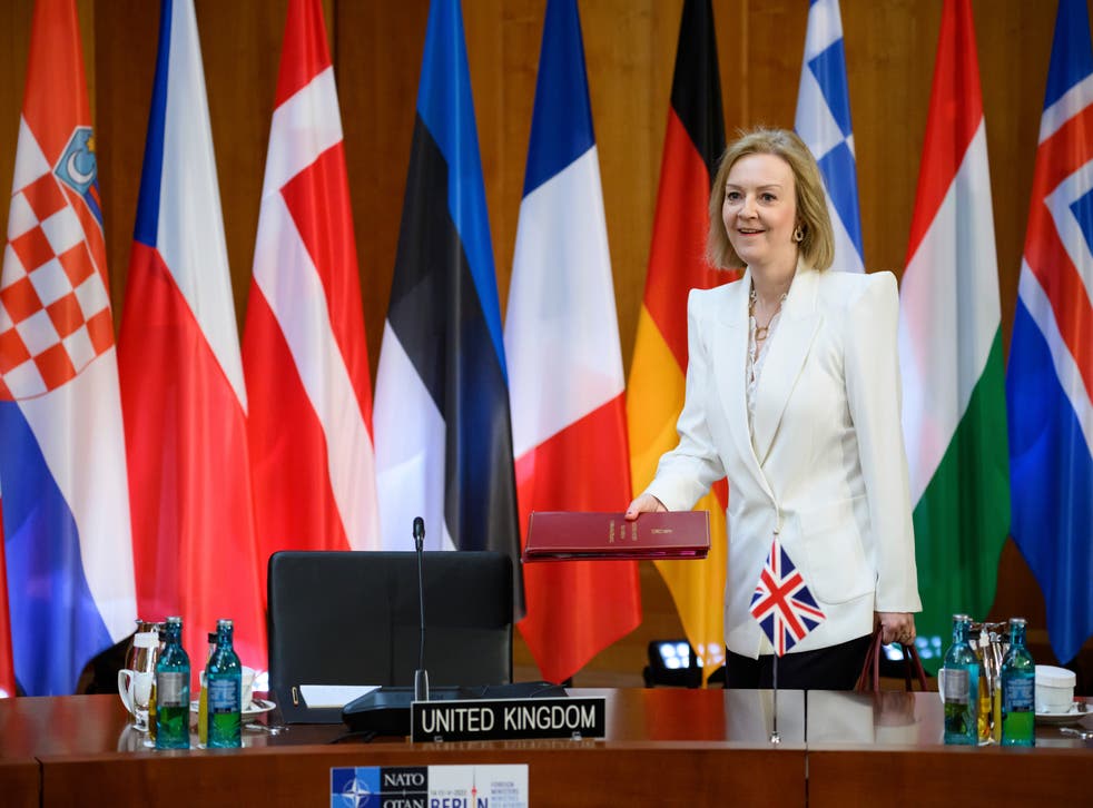<p>Foreign secretary Liz Truss said Kyiv needs continued support from allies</p>
