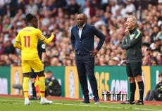 Zaha must manage reactions better, admits Palace boss Vieira