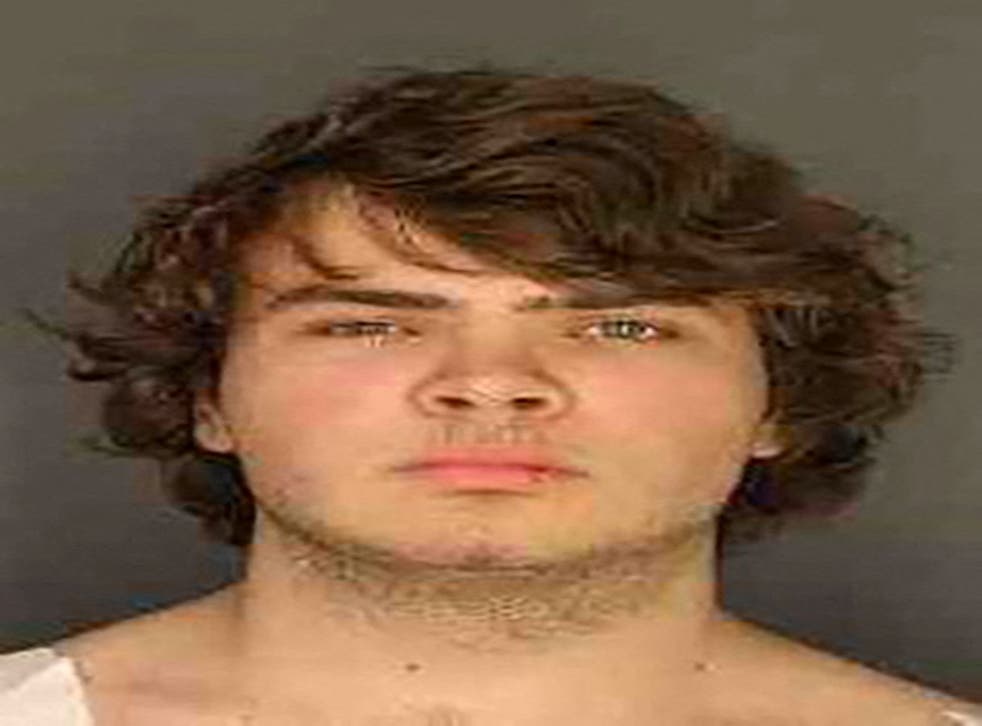 <p>Buffalo supermarket shooting suspect Payton Gendron appears in a jail booking photograph</磷>