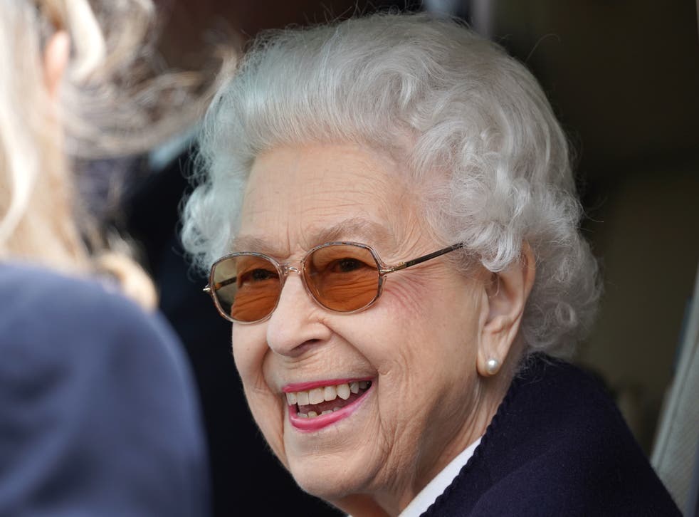 The Queen during her appearance at the Royal Windsor Horse Show on Friday (Steve Parsons/AP)