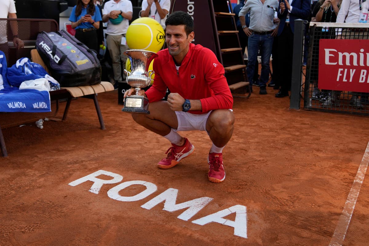 Novak Djokovic admits ‘relief’ after boosting French Open hopes with Rome win