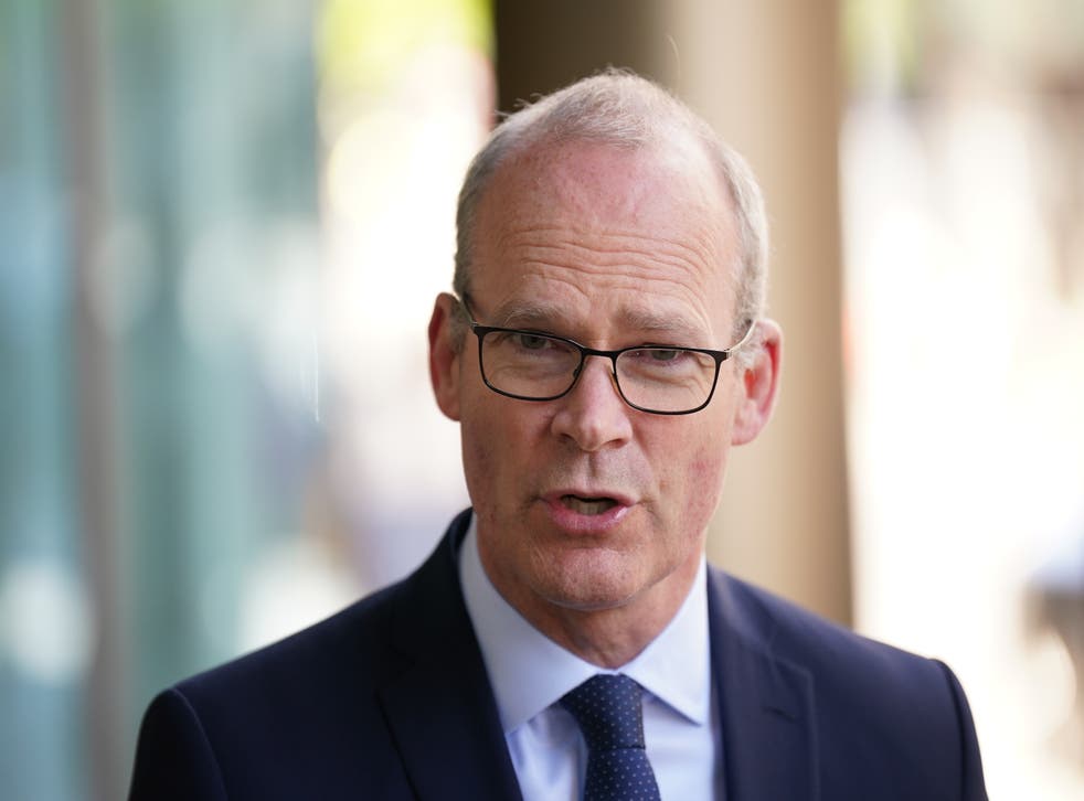 Ireland’s Foreign Minister Simon Coveney said there will a ‘consequence’ if the UK overrides the protocol (Rebecca Black/PA)