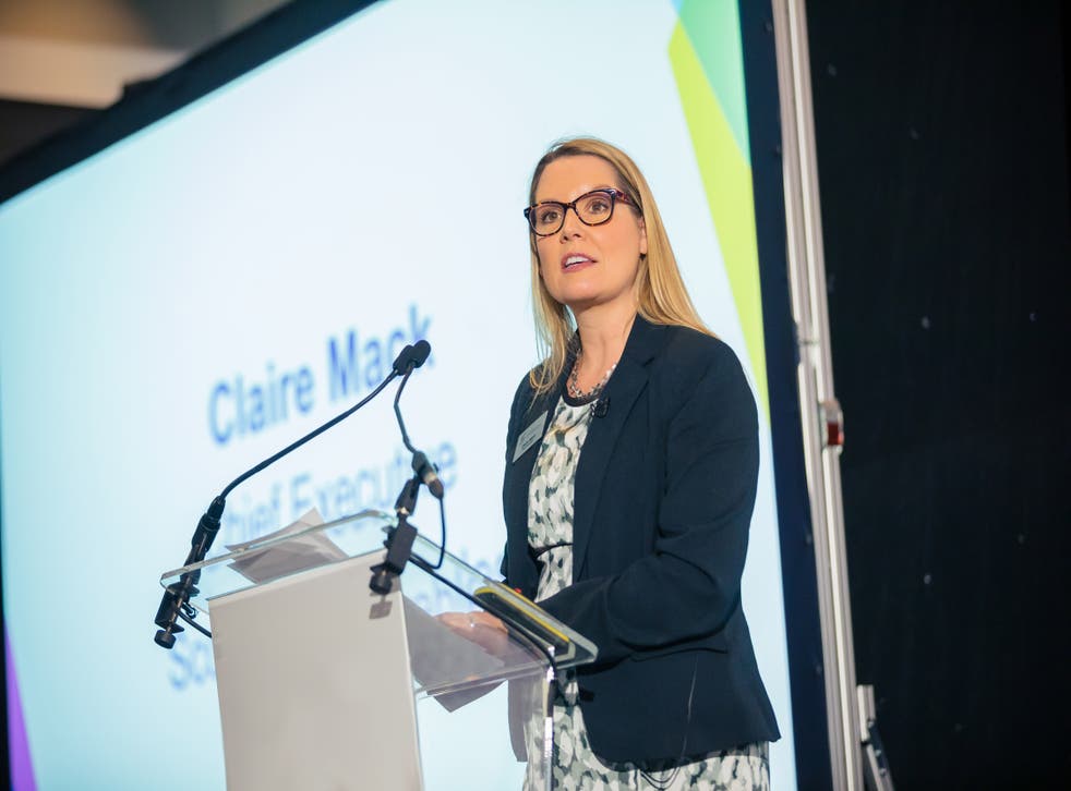 Claire Mack said that onshore wind farms brought benefits to ‘some of the most remote parts of our country at a time when investment there is badly needed’. (Scottish Renewables/PA)