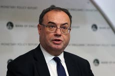 Bank of England chief warns over ‘apocalyptic’ food price rises