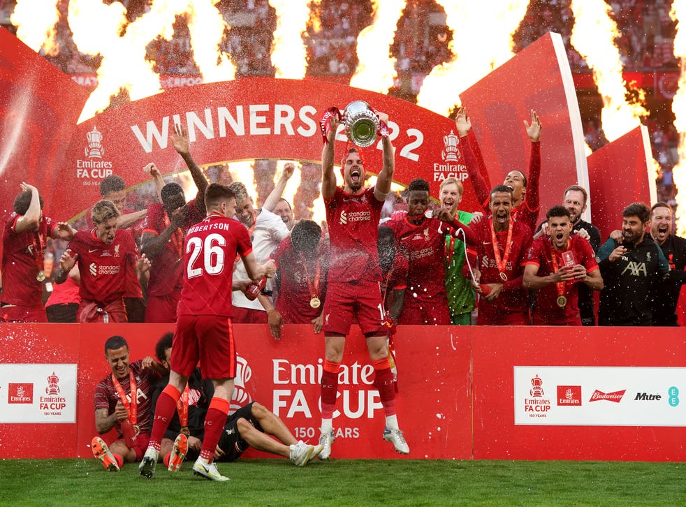 Liverpool won the FA Cup on penalties after a goalless 120 minutes against Chelsea (Nick Potts/PA)