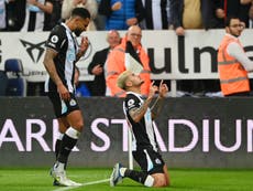 Triumphant Newcastle leave Arsenal’s top-four hopes in tatters