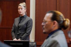 Amber Heard denies she lied about making $7m in donations from Johnny Depp divorce despite video evidence
