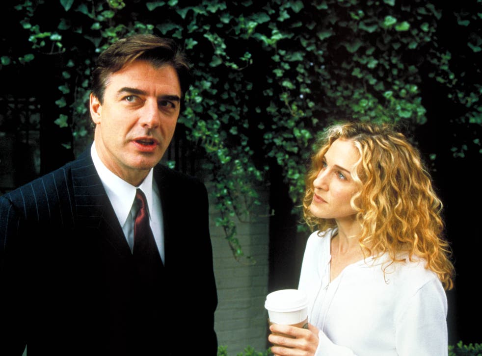 <p>Chris Noth and Sarah Jessica Parker in ‘Sex and the City’ </磷>