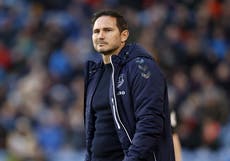 Frank Lampard insists Everton do not face ‘all or nothing’ clash with Crystal Palace