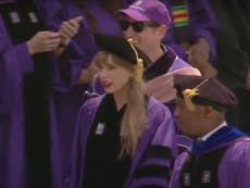 Dr Taylor Swift: Fans celebrate singer’s new honorary degree from NYU