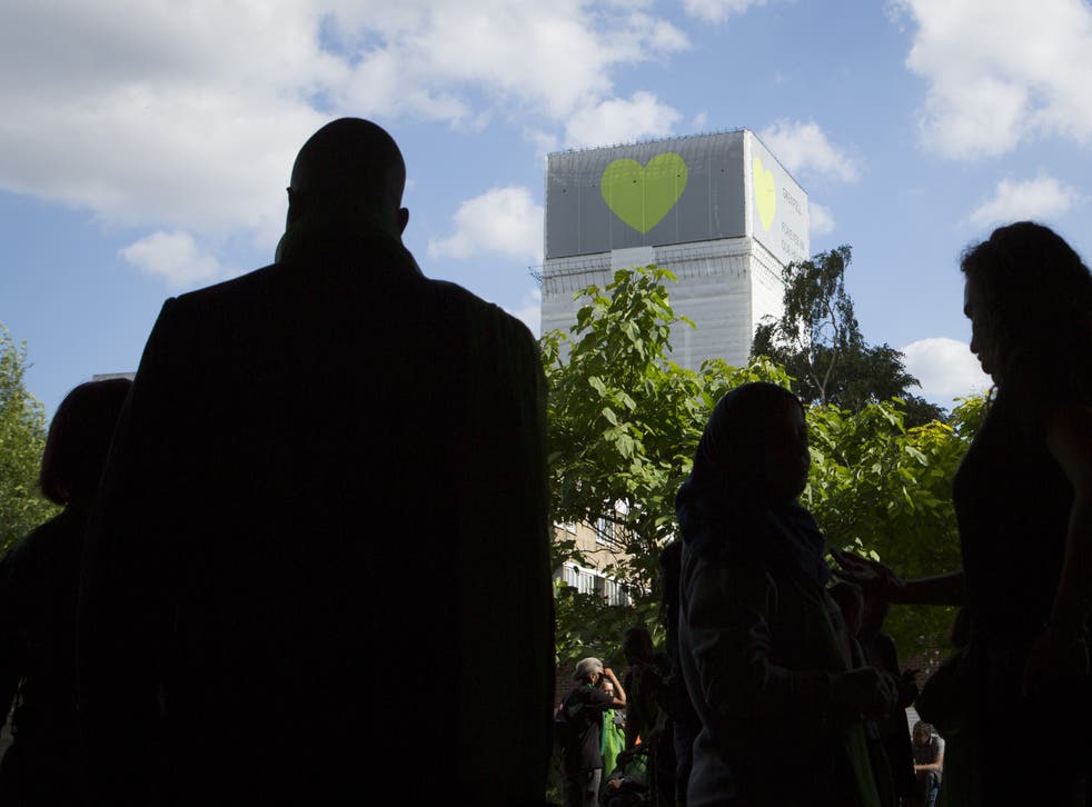 Grenfell Tower in North Kensington, Londen (Rick Findler/PA)