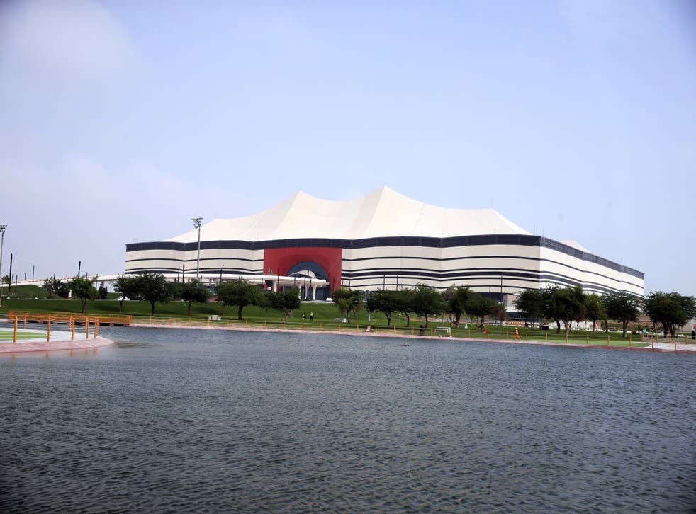 The Al Bayt Stadium has been built since the World Cup finals were awarded to Qatar (Adam Davy/PA)