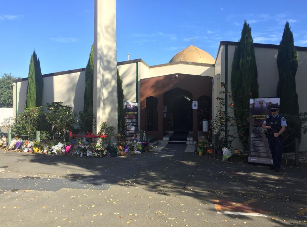 Masjid Al Noor mosque in Christchurch, Nieu-Seeland, waar 42 people lost their lives during a terror attack in March 2019 (PA)