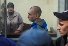 Russian soldier in Ukraine war crime trial pleads for forgiveness from victim’s widow