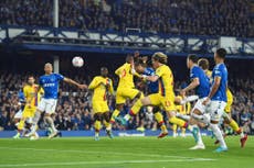 Everton vs Crystal Palace LIVE: Latest Premier League updates