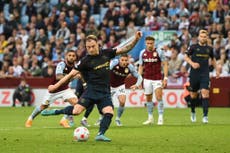 Burnley escape Premier League relegation zone after claiming draw at Aston Villa