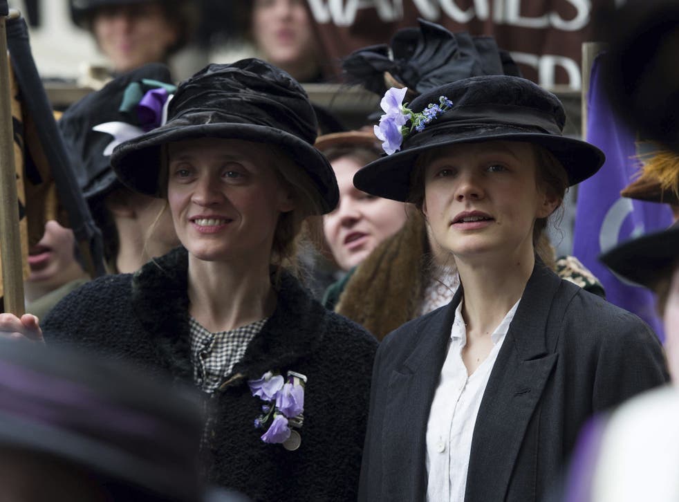 <p>Anne-Marie Duff and Carey Mulligan in ‘Suffragette'</p>