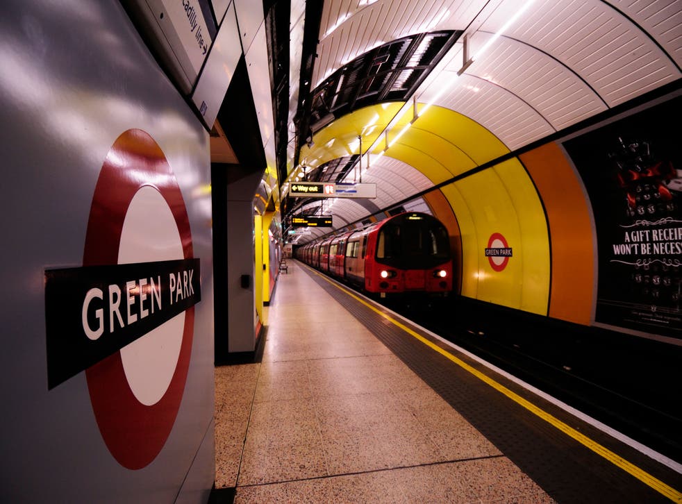 The attack happened on a train heading towards Green Park (Alamy / PA)