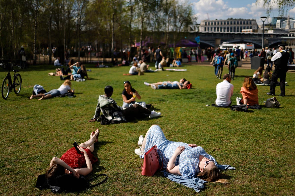 UK weekend weather: Cool temperatures and rain bring warm weather to an end
