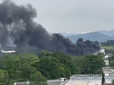 Major fire breaks out at Geneva Airport