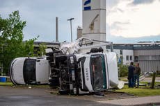 Germany tornado leaves one dead and at least 40 blessée