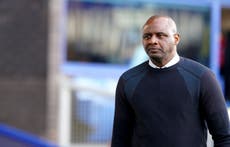 Patrick Vieira wants more ambition from Crystal Palace to build on strong year