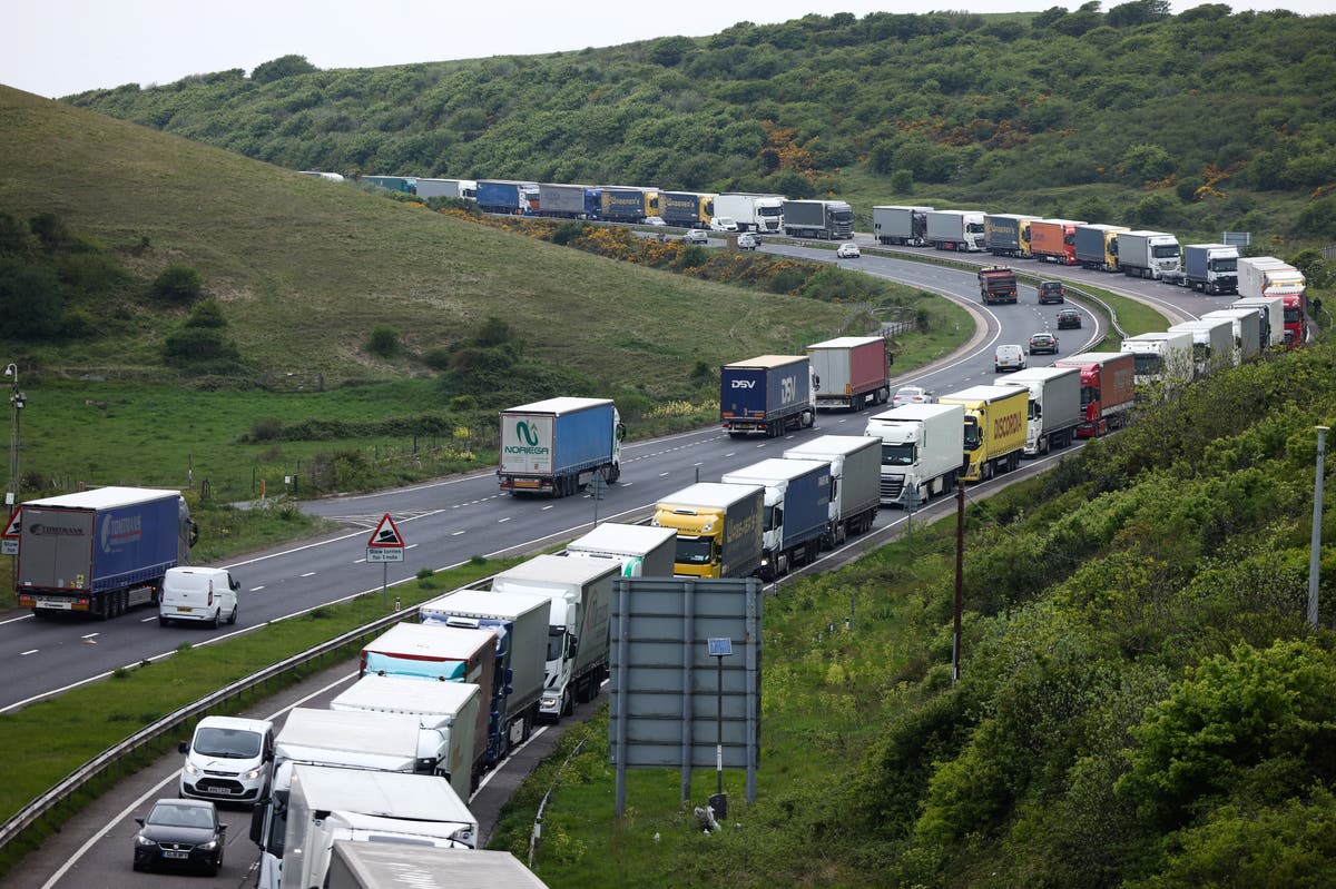 Une organisation caritative d'aide aux sinistrés a fait appel aux files d'attente des ports de camions post-Brexit