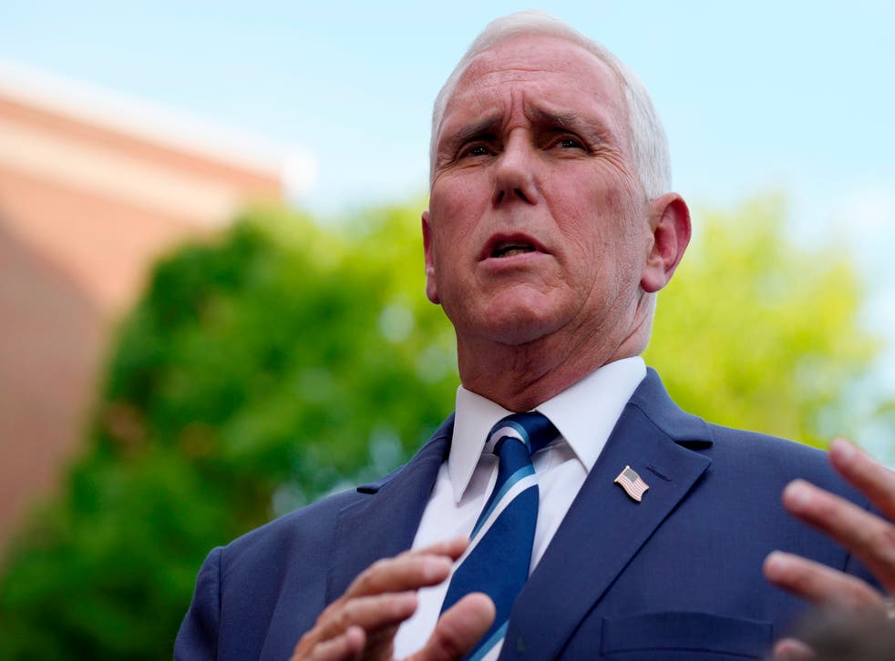 <p>Former US vice president Mike Pence </p>