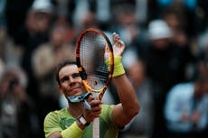 Rafael Nadal shrugs off injury problems to ease into French Open second round