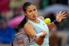 Emma Raducanu joins Brits in second round as French Open enters third day