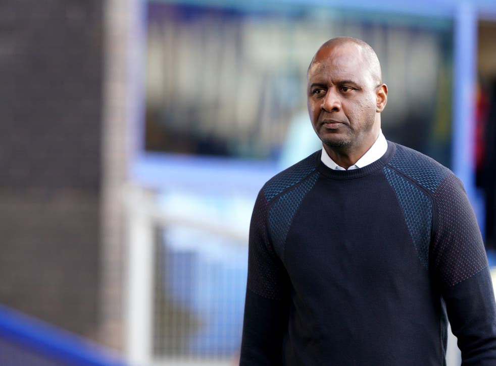 Patrick Vieira was involved in an altercation with a pitch invader last week (ピーターバーン/ PA)