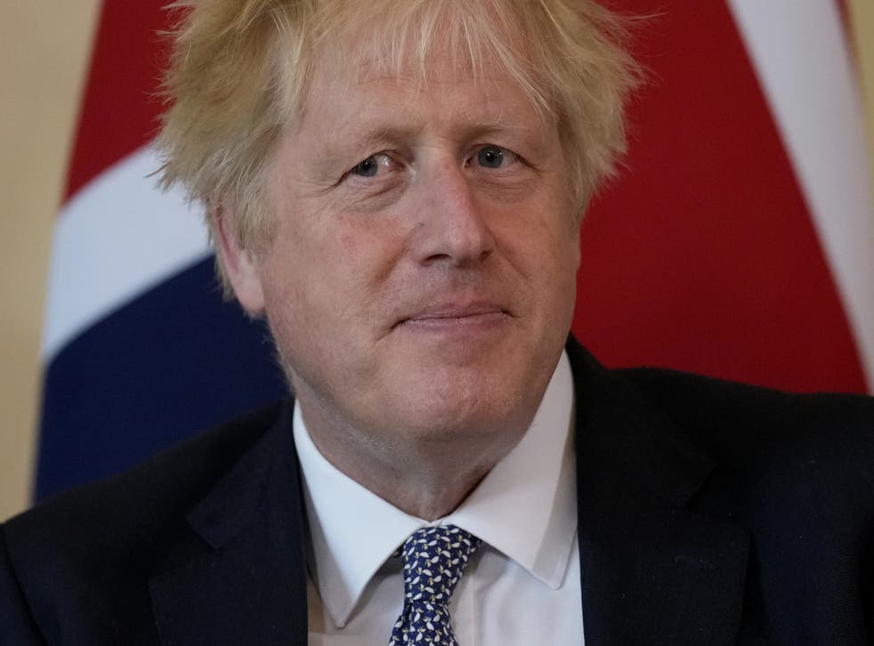 Boris Johnson is awaiting the Sue Gray report into lockdown parties at No 10 (Matt Dunham/PA)