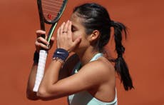 Emma Raducanu’s French Open journey ends at hands of Aliaksandra Sasnovich onslaught